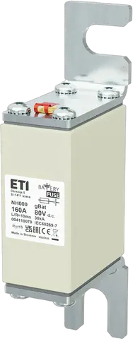 NHS000L gBat 160A/80V DC