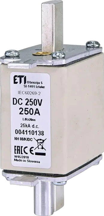Obraz NH00/K 250A/250V DC