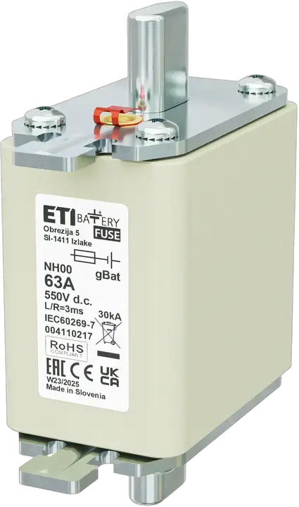 Obraz NH00 gBat 63A/550V DC