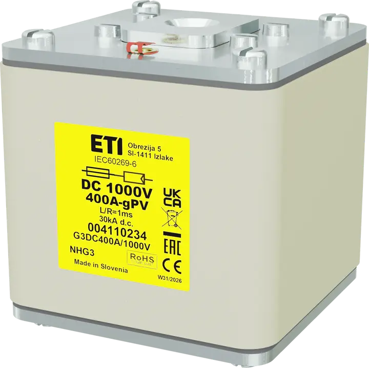 Obraz NHG3 gPV 400A/1000V DC