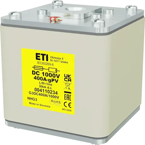 Obraz NHG3 gPV 400A/1000V DC
