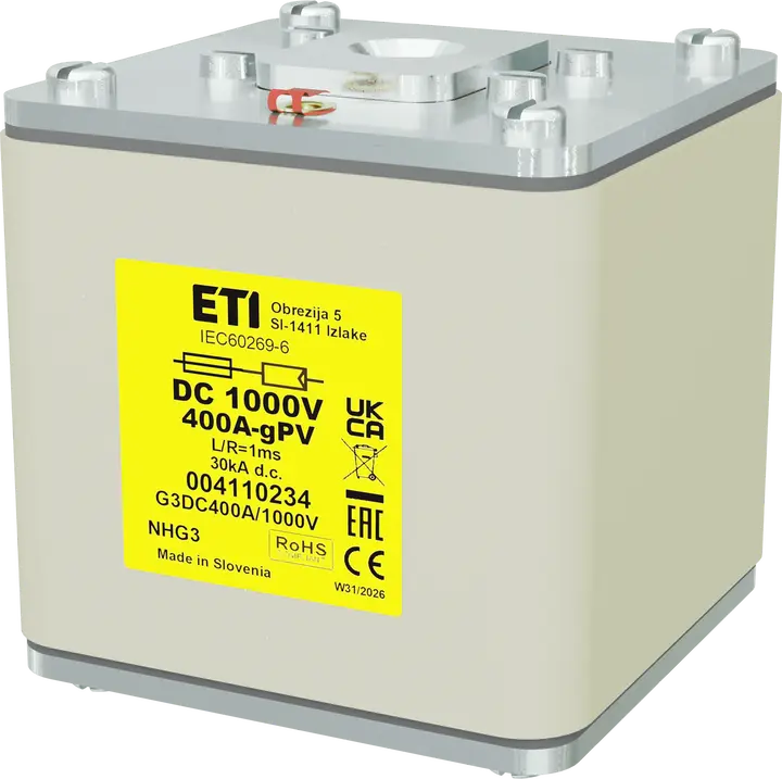 Obraz NHG3 gPV 400A/1000V DC