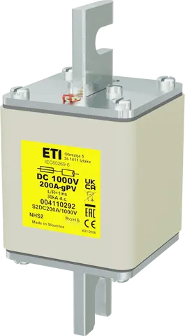 Obraz NHS2 gPV 200A/1000V DC