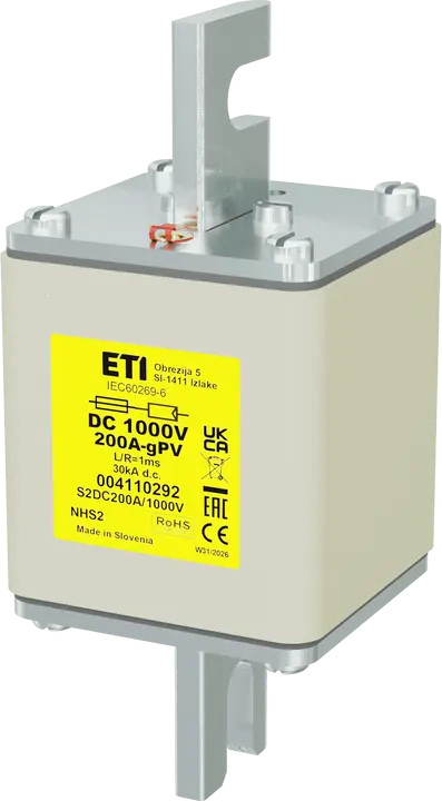 Obraz NHS2 gPV 200A/1000V DC