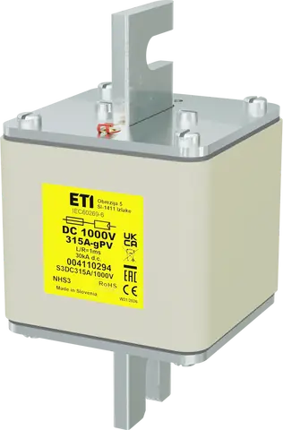 Obraz NHS3 gPV 315A/1000V DC