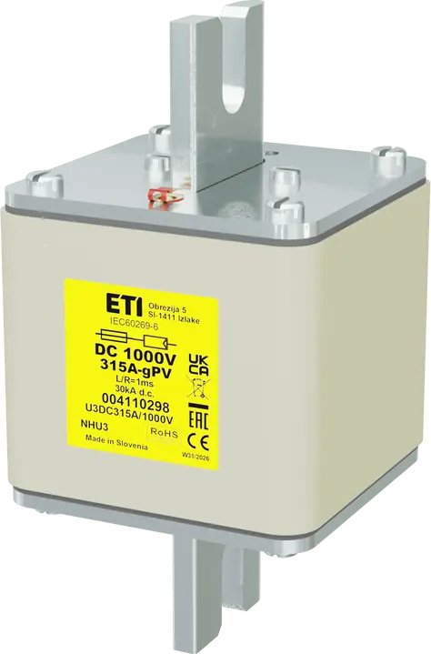 Obraz NHU3 gPV 315A/1000V DC