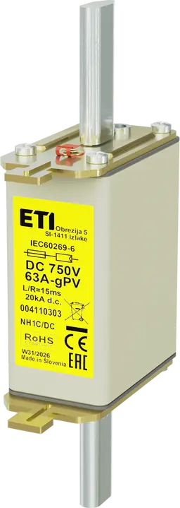 Obraz *NH1C gPV 63A/750V DC