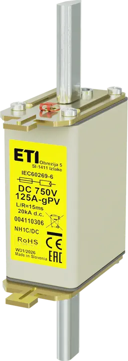 Obraz *NH1C gPV 125A/750V DC