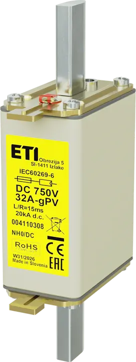 Obraz *NH0 gPV 32A/750V DC
