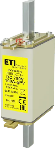 *NH0 gPV 100A/750V DC