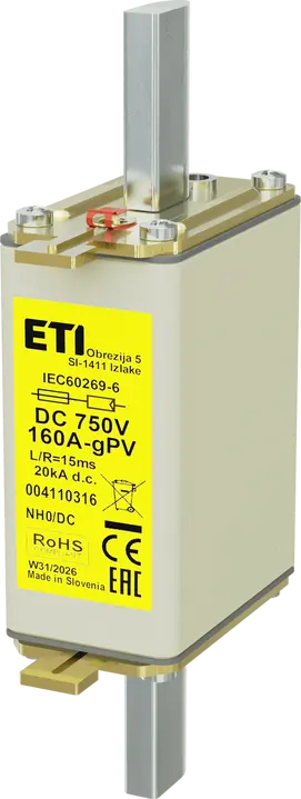 Obraz *NH0 gPV 160A/750V DC