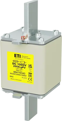Obraz NH2 gPV 200A/1000V DC