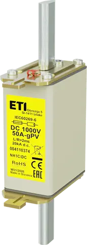 Obraz NH1C gPV 50A/1000V DC
