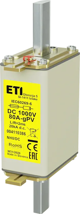 Obraz NH0 gPV 80A/1000V DC