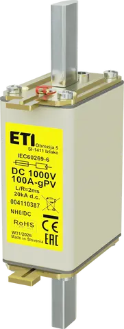 Obraz NH0 gPV 100A/1000V DC