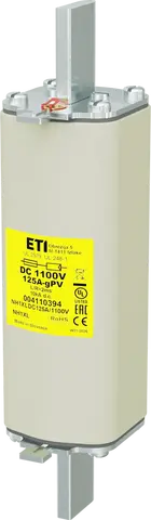 NH1XL gPV 125A/1100V DC UL