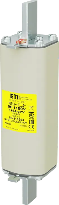 Obraz NH1XL gPV 125A/1100V DC UL