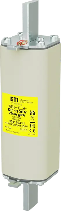 Obraz NH1XL gPV 200A/1100V DC