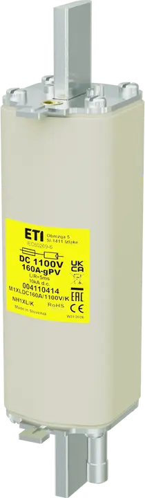 Obraz NH1XL/K gPV 160A/1100V DC