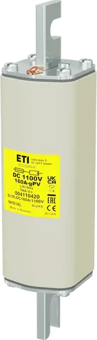 NHS1XL gPV 160A/1100V DC