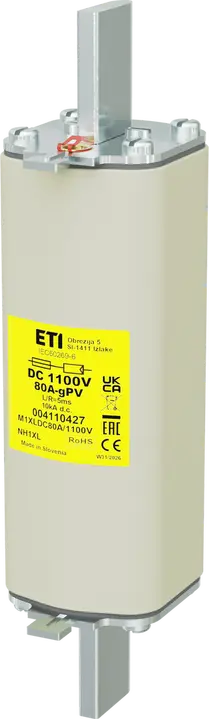 Obraz NH1XL gPV 80A/1100V DC