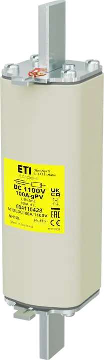 Obraz NH1XL gPV 100A/1100V DC
