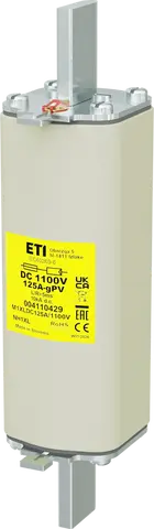 NH1XL gPV 125A/1100V DC