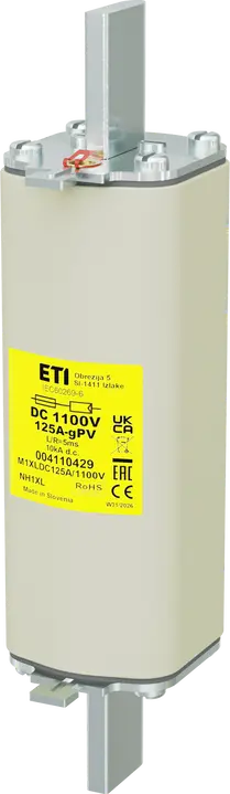 Obraz NH1XL gPV 125A/1100V DC