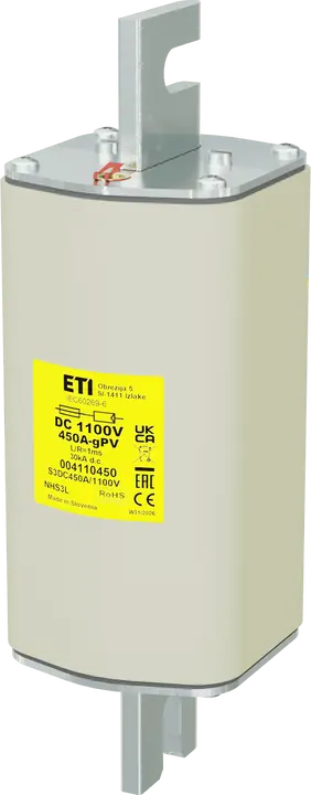 Obraz NHS3L gPV 450A/1100V DC