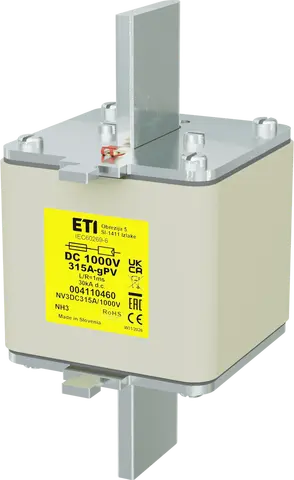 NH3 gPV 315A/1000V DC