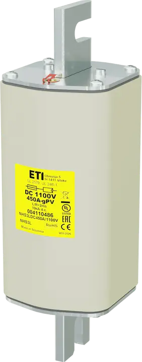 Obraz NHS3L gPV 450A/1100V DC UL