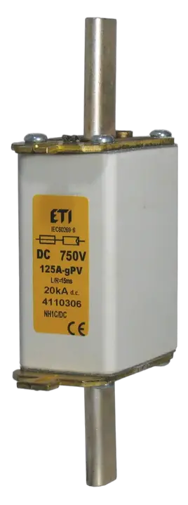 Obraz NH0 gR 40A/750V DC