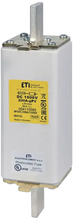 Obraz NH1XL gPV 160A/1500V DC UL