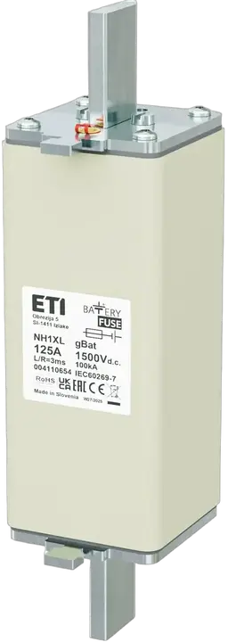 Obraz NH1XL gBat 125A/1500V DC