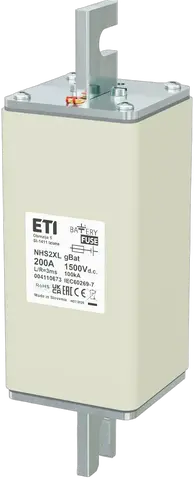 NHS2XL gBat 200A/1500V DC