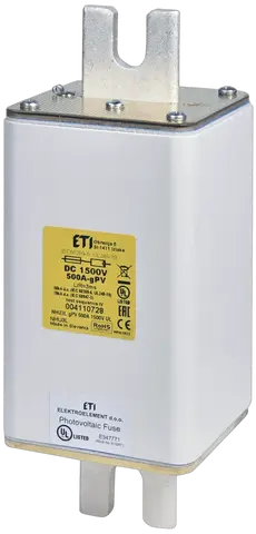 NHU3L gPV 315A/1500V DC 70kA