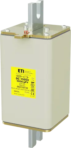 NHU3L/MS gPV 500A/1500V DC UL