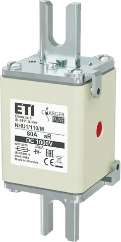 NHU1/110/M aR 80A/1000V DC