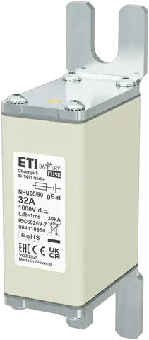 NHU00/90 gBat 32A/1000V DC