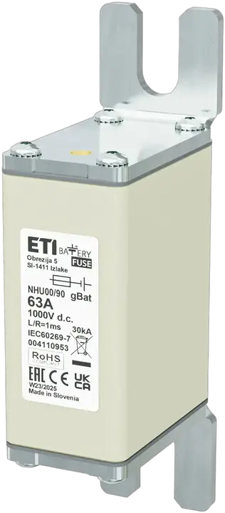 Obraz NHU00/90 gBat 63A/1000V DC