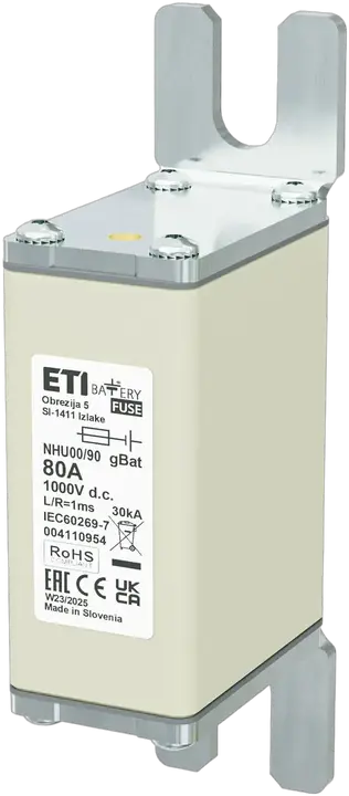 Obraz NHU00/90 gBat 80A/1000V DC