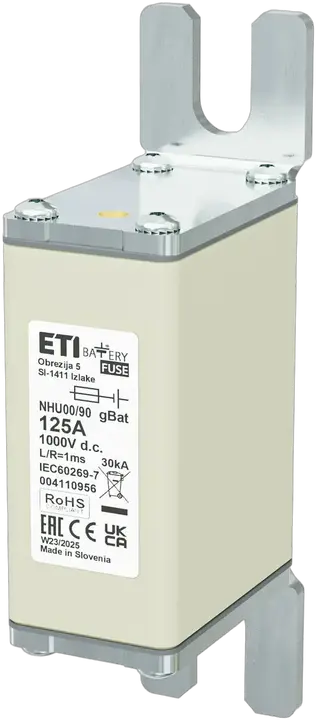 Obraz NHU00/90 gBat 125A/1000V DC