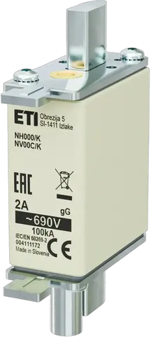 NH000/K gG 2A/690V