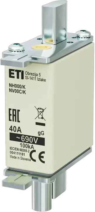 Obraz NH000/K gG 40A/690V