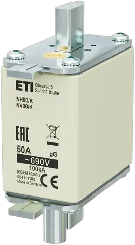 Obraz NH00/K gG 50A/690V