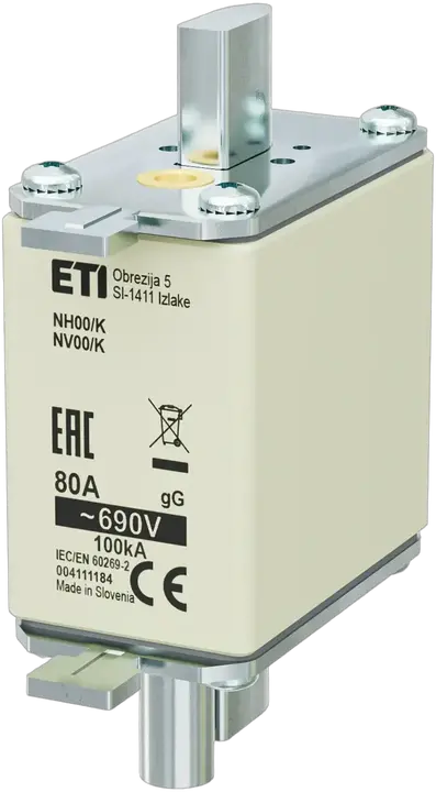 Obraz NH00/K gG 80A/690V