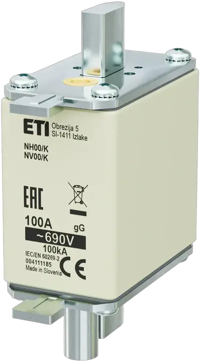 Obraz NH00/K gG 100A/690V
