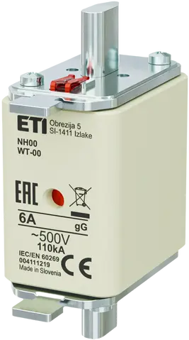 NH00 gG 6A/500V G