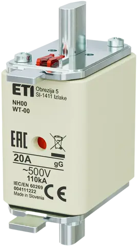 NH00 gG 20A/500V G