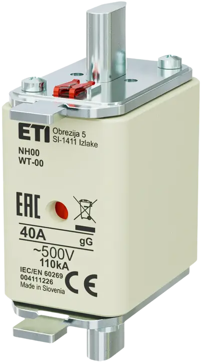 Obraz NH00 gG 40A/500V G